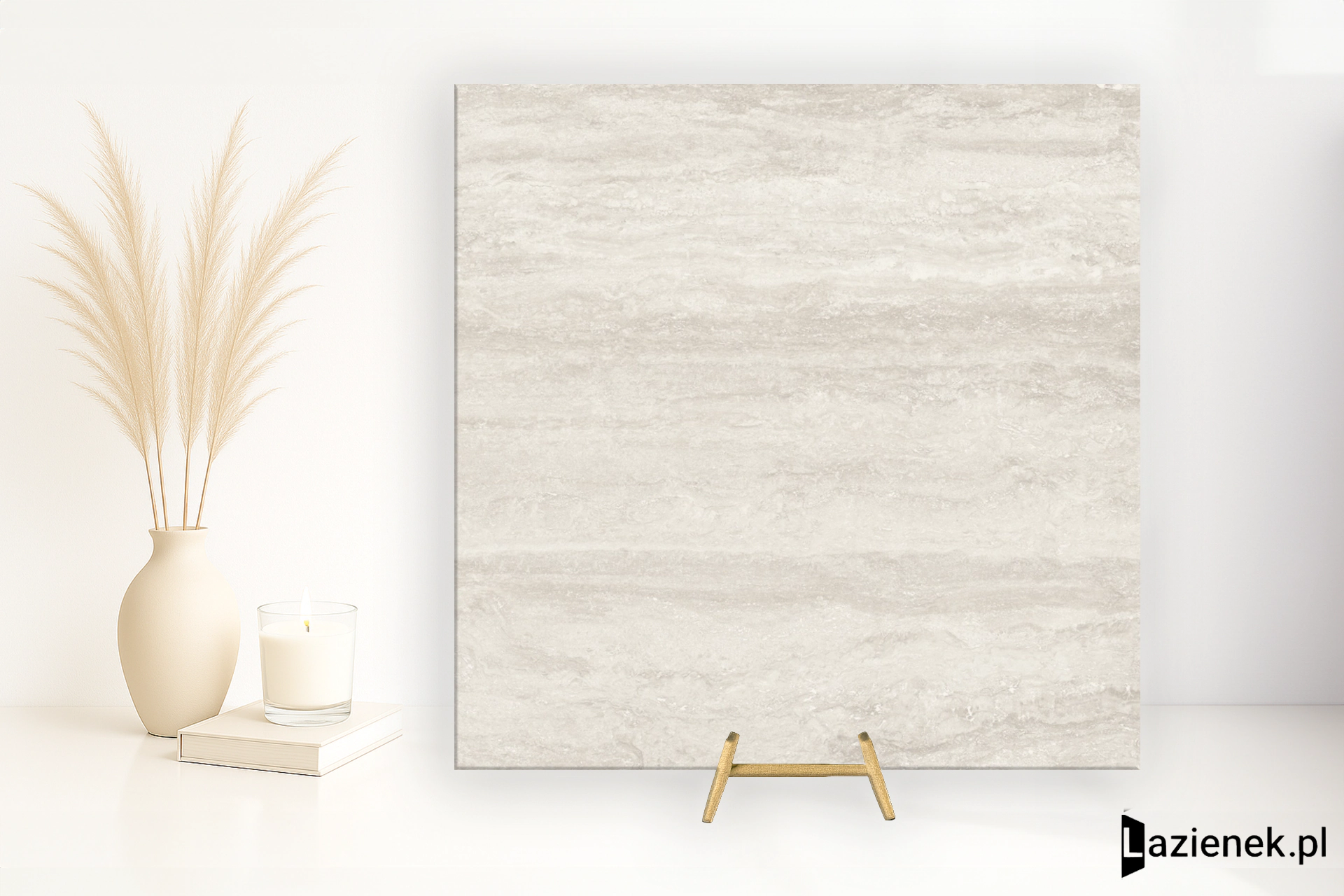 Casalgrande Padana Pietra Tiburtina Aventino Vein błyszcząca 120x120 cm gr. 6 mm - płytka rektyfikowana/17955226
